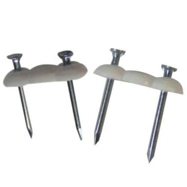 Imagem de Grampo Miguelão para Fio Grampos 15 Peças para Organizar Cabos Corpo Polipropileno Preg...