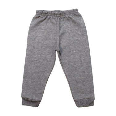 Imagem de Calça Moletom Infantil Flanelada Lisa Com Punho - Kyly-Masculino