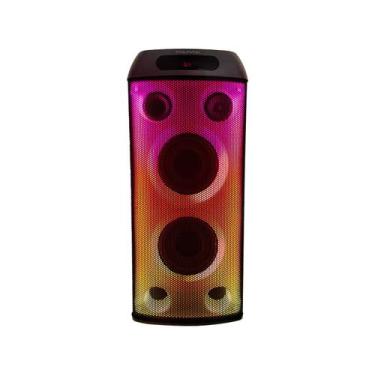 Imagem de Caixa Som Amplificada Bluetooth Full LED Torre c/ 3 vias / 800W TWS Po