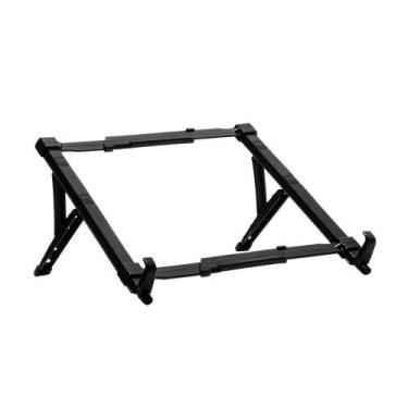 Imagem de Suporte Regulavel Para Notebook Preto - Ac377 - Multilaser, Preto