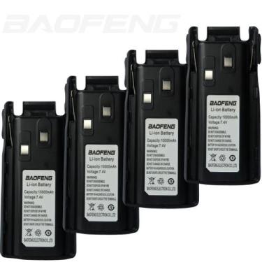 Imagem de Combo 4 Baterias UV82 Original Para Rádio Comunicador Baofeng