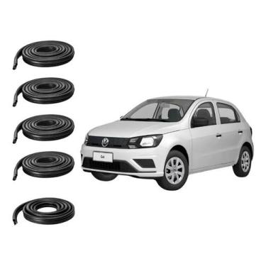 Imagem de Kit Borrachas Vedação 4 Portas E Malas Gol E Voyage G5 G6 G7 - Congrat