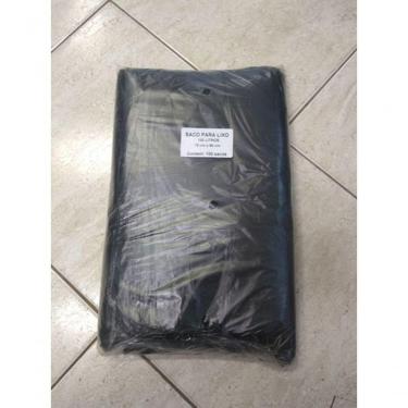 Imagem de Saco de Lixo Intermediário Reforçado 100 Litros Preto 75 X 90 cm 100 Unidades Higipack