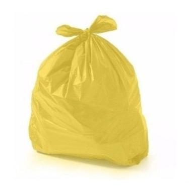Imagem de Saco para Lixo 40 Litros Amarelo Comum Pacote com 100 Unidades 70CM X 55CM Higipack