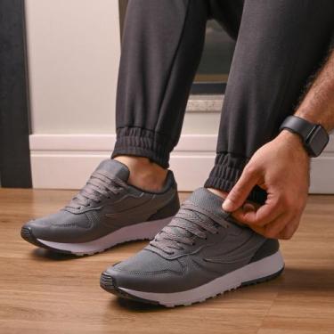 Imagem de Tênis Masculino Esportivo Nylon Respirável leve Macio confortavel - Re
