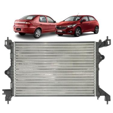 Imagem de Radiador Gm Onix Cobalt Prisma 2012 2013 2014 Com Ar - Zani Radiadores