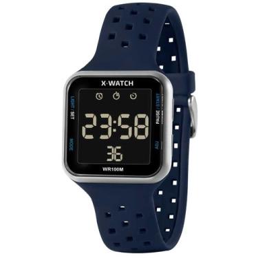 Imagem de Relógio x-watch masculino digital quadrado xgppd092w pxdx