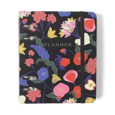 Imagem de Agenda Planner Argolado 2026 Doce Florada Semanal A6 com Notas e Capa 