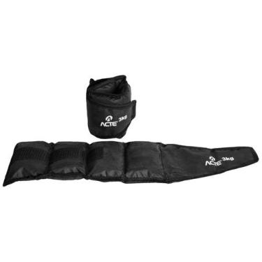 Imagem de Par De Caneleira 3kg, Resistente E Confortável - Acte Sports, 3kg