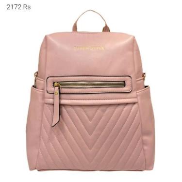 Imagem de Mochila Bolsa Feminina Casual Dia a Dia e Passeio com Divisões e Bolso