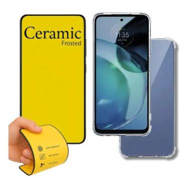 Imagem de Película Cerâmica Fosca para Moto G05 + Capinha Anti Impactos - HUANG