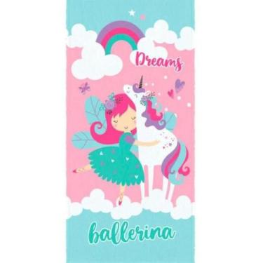 Imagem de Toalha de Banho Felpuda Infantil 60cm x 1,10cm Lepper - Sonho Encantad