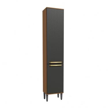 Imagem de Paneleiro 2 Portas 40cm Elara Kappesberg Canela-preto