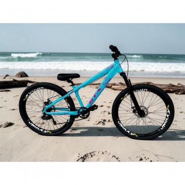 Imagem de Bicicleta 26 Gta Rebel Freeride Downhill Single Aro Vmaxx Freio A Disco Pneu Flame Pret...