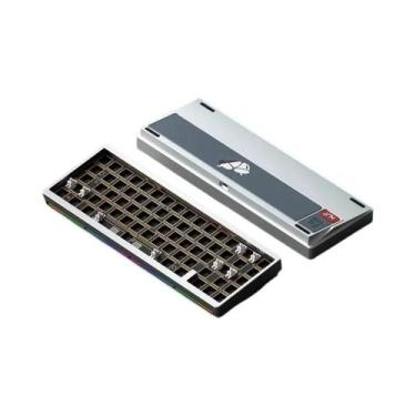 Imagem de Kit De Teclado Mecânico RGB Weikav NUT65 Em Alumínio Com Dupla Vedação