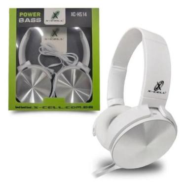 Imagem de Fone de Ouvido HeadPhone X- Cell XC- HS 14 Preto - X-Cell, Branco