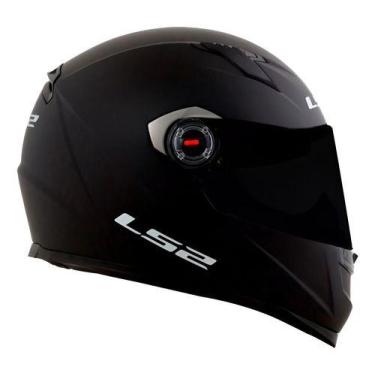 Imagem de Capacete De Moto Ls2 Ff358 Monocolor Preto Fosco Matte Black Desenho:M
