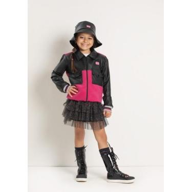 Imagem de Jaqueta feminina infantil inverno - moda menina - Lessa Kids, Pink, 6