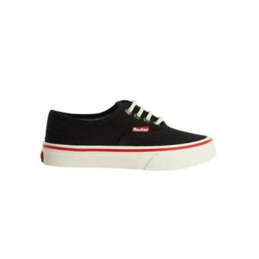 Imagem de Tênis Redley Originals Infantil Confortável 100% Algodão, Preto, 29