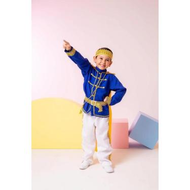 Imagem de Fantasia Infantil Principe Encantado Realeza Luxo - TEMATICOS, 10