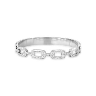 Imagem de Bracelete retângulos vazados e cravejados  - NATY EIRAS