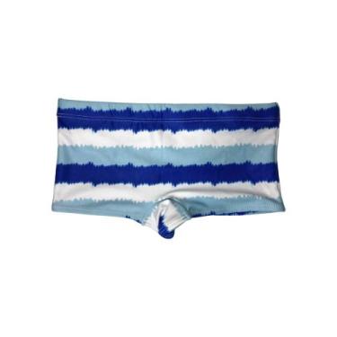 Imagem de Sunga Boxer - Giz Stripe Blue - Verão 2024 - Banho Maria, 2