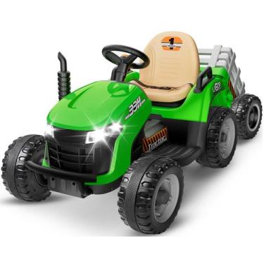 Imagem de Trator Ride On ARBELI 24V com reboque de 2 a 5 anos com controle remot
