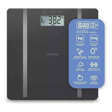 Imagem de Balança Inteligente Tec-117 De Controle Corporal Por Bioimpedância Cor