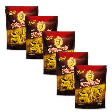 Imagem de Café Solúvel Pimpinela Três Corações Kit 5 Sachês de 40g