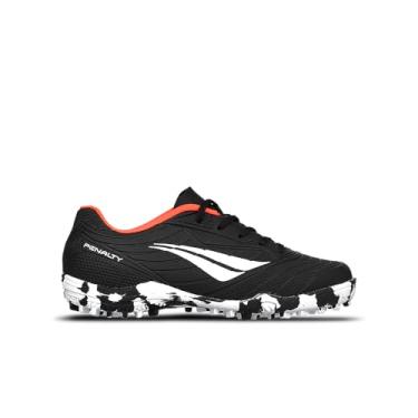 Imagem de Chuteira Society Penalty Matis Kids Xxi Preto/branco/coral 246241-9771-32