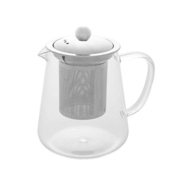 Imagem de Bule para Chá em Vidro Borossilicato e Aço Inox com Infusor 750ML para Bebidas Quentes Lyor