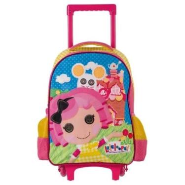 Imagem de Mochila Escolar Lalaloopsy Infantil Rodinhas Tam G - Xeryus