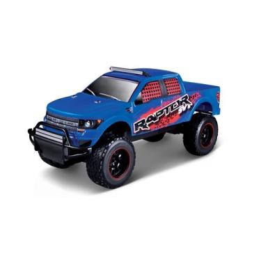 Imagem de Carro De Controle Remoto F-150 Svt Raptor 1/6 Tech R/C Azul Maisto 816