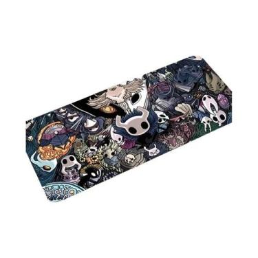 Imagem de Mousepad De Anime Hollow Knight Preto E Branco, Acessório De Borracha 