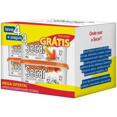 Imagem de Antimofo em Pó Secar Original Natural - 80g 4 Unidades