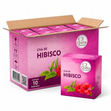 Imagem de Kit de Chás de Hibisco QVITA - 10 Caixas