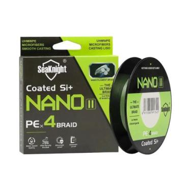 Imagem de Linha De Pesca Trançada SeaKnight NANOII 300M 4 Fios PE Para Água Doce