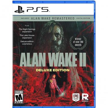 Imagem de Jogo Epic Games Alan Wake 2 Deluxe Edition Playstation 5 Resolva um Mistério Mortal com Saga Anderson e Alan Wake Preto