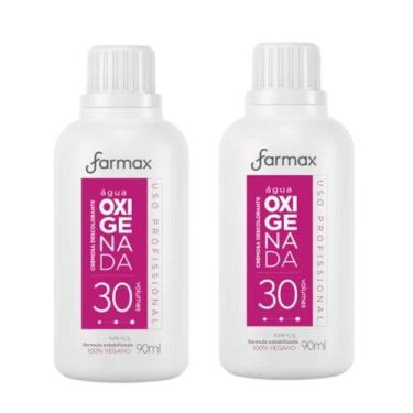 Imagem de Kit Com 2 Unidade Água Oxigenada Farmax 30 Volumes 90ml - 2Brasil Trad