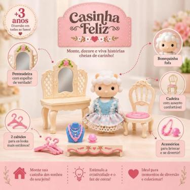 Imagem de Coleção Casinha Feliz Penteadeira Da Ovelhinha Brinquedo - Zoop Toys