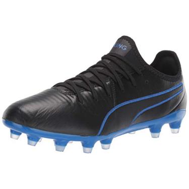 Imagem de PUMA Tênis unissex adulto King Pro Fg, Puma Preto/Azul Royal, 5 D(M) US