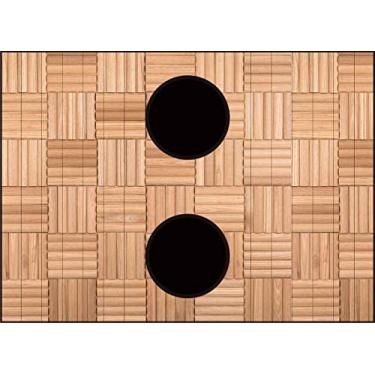 Imagem de Esteira Personalizada Madeira - EST0565 Tuddo Decor