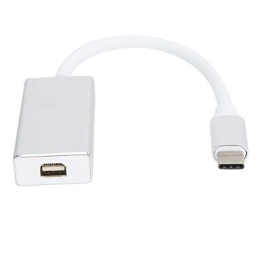 Imagem de Adaptador USB 3.1 tipo C, adaptador de mini porta de exibição conveniente Plug and Play para uso profissional para uso geral para computadores e laptops
