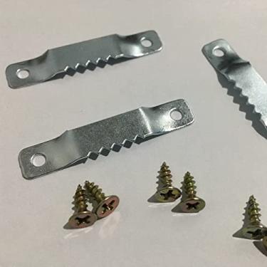 Imagem de Kit Pendurador de Quadros Tipo Jacaré 10 Unid. Com Parafusos