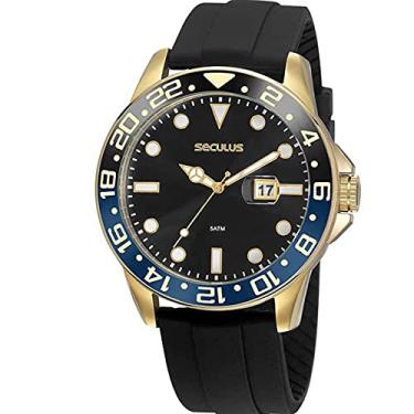 Imagem de Relógio Seculus Masculino Dourado Esportivo 20902gpsvdu1