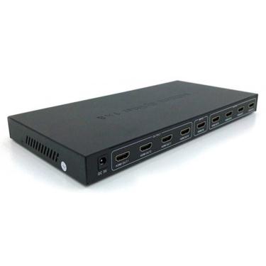 Imagem de Splitter Hdmi 1 X 8 Portas Dex Hs-81 Preto