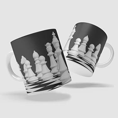 Imagem de Caneca Jogo Tabuleiro Xadrez 9