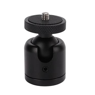 Imagem de Vbestlife Cabeça de tripé, adaptador de cabeça de tripé de montagem de câmera de 360 graus, para fotografia de câmera SLR Mirrorless, montagem de câmera portátil com cabeça de esfera