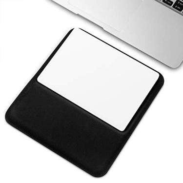 Imagem de Descanso de pulso ergonômico fino para Trackpad Magic (preto e branco)