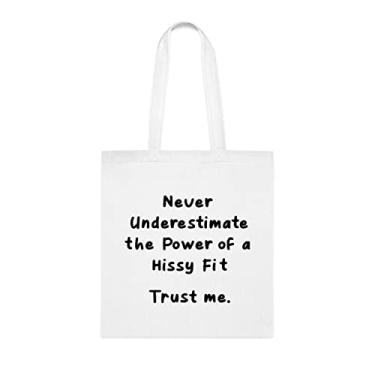 Imagem de Bolsa Hissy Fit, Hissy Fit Tote Presente, Bolsa de Ombro Hissy Fit, Sacolas Reutilizáveis Hissy Fit, Cesta de Natal de Aniversário, Ideia de Presente para Ela, Presente Para Ele, Bolsa